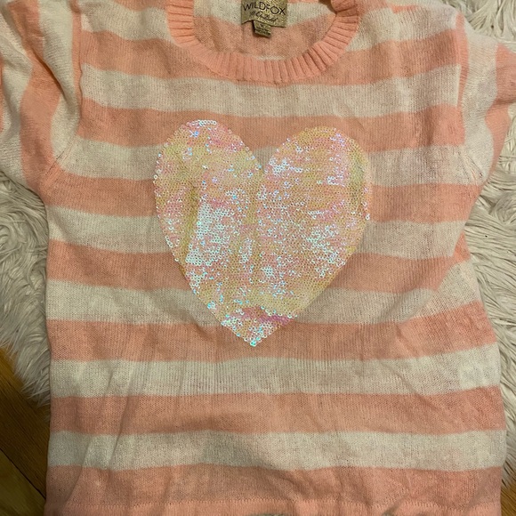 Medium wild fox short sleeve sweater top - Picture 1 of 3